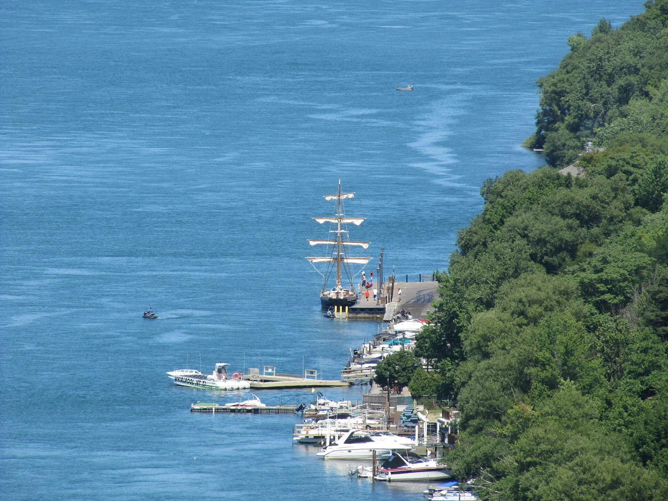 The Niagara Parkway above the Whirlpool